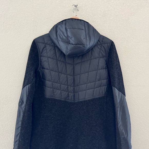 Outdoor Research Women's Cyprus Hooded Jacket Zip Up Hybrid Wool Outdoor Black L - Picture 11 of 15